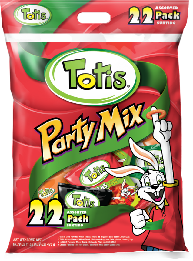 TOTIS PARTY MIX 9/22PK - Importmex