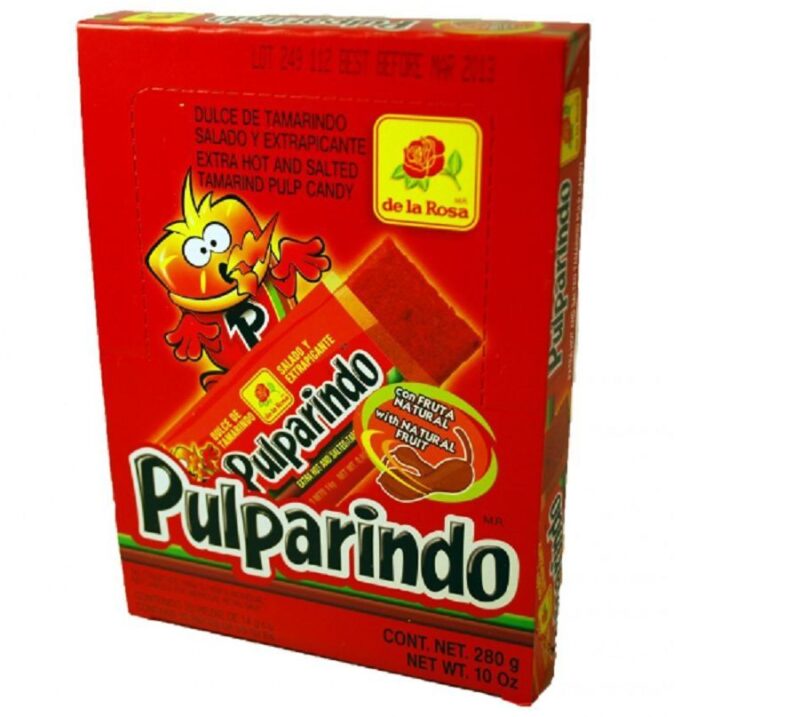 SG DE LA ROSA PULPARINDO XTRA-SPICY RED CANDY 32/20/14 G