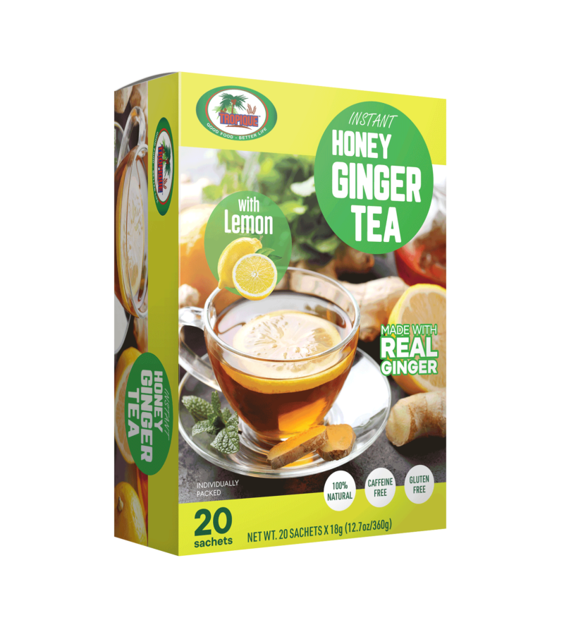 AB TROPIQUE HONEY GINGER TEA WITH LEMON 24/20/18 GRS